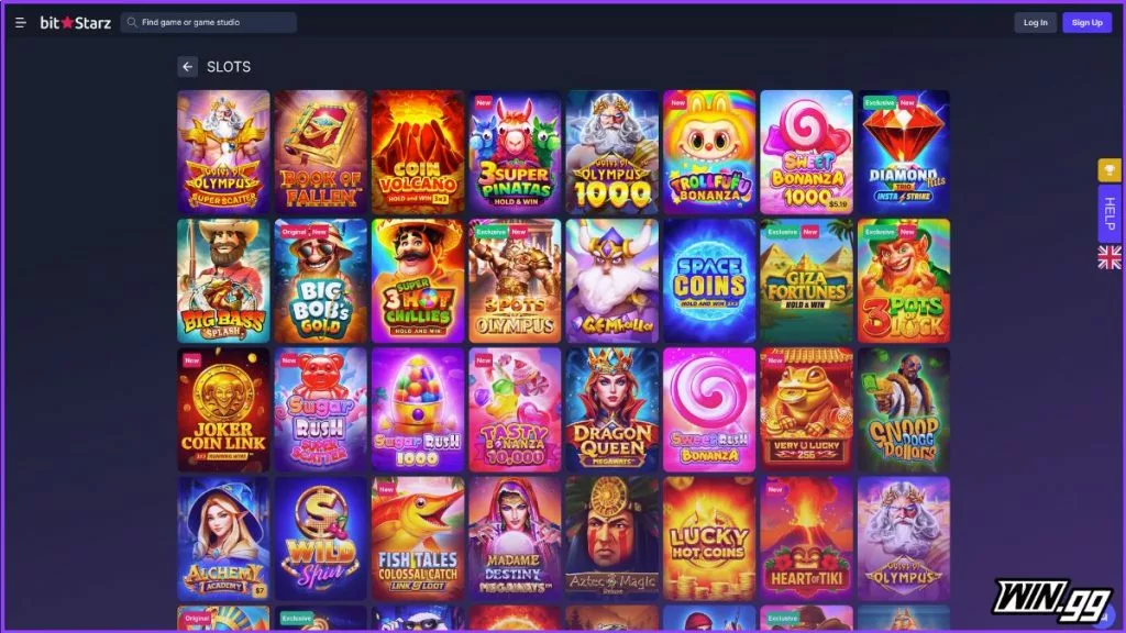 Игровой зал BitStarz Casino